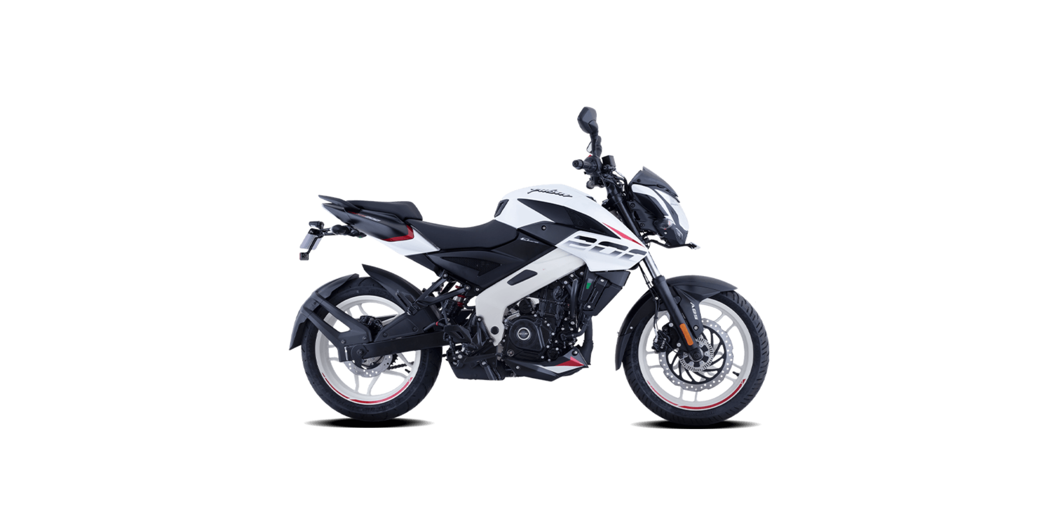 Bajaj Pulsar 200NS FI White 200cc Motorbike