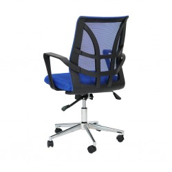 Orson Low Back Office Chair Blue Color