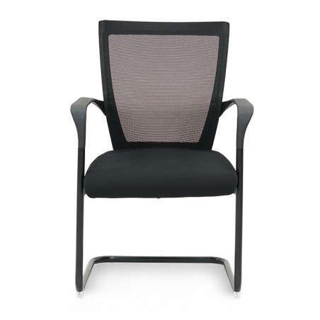 Saxton Visitor Chair Full Black Color