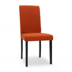 Lenore Dining Chair Black/Cinnamon Color