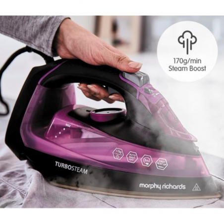 Morphy Richards 303140 Turbosteam Purple/BK S/Iron