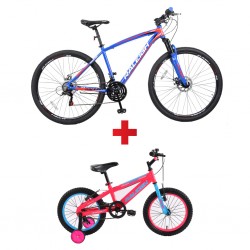 Raleigh Mason29-19 29'' Aluminium Frame MTB + Raleigh Enduro 16GMDD-17 16'' Girls Bike
