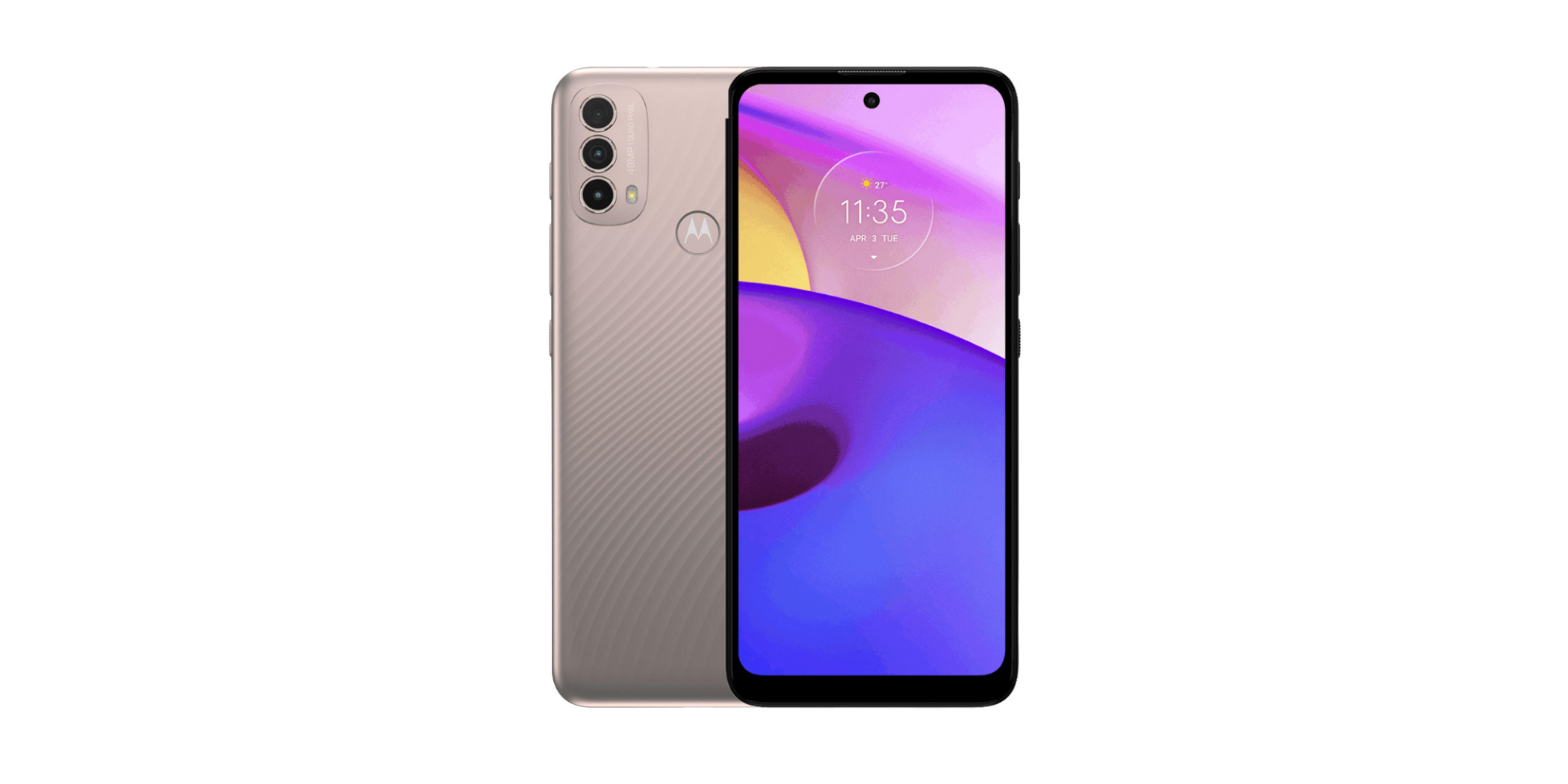 Motorola MOTO E40 Pink Grey