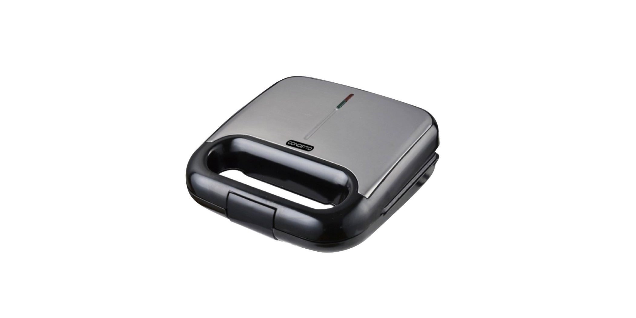 Concetto CST-226S 2Slice Blk & S/S Sandwich Maker