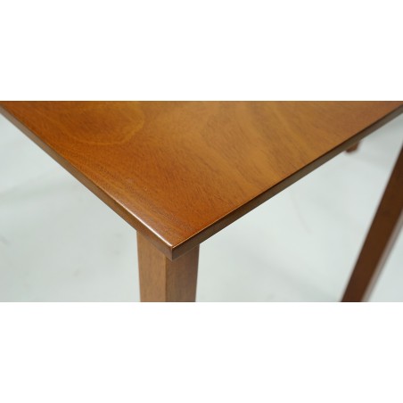 Amelia Table and 4 Chairs Dark Brown Color