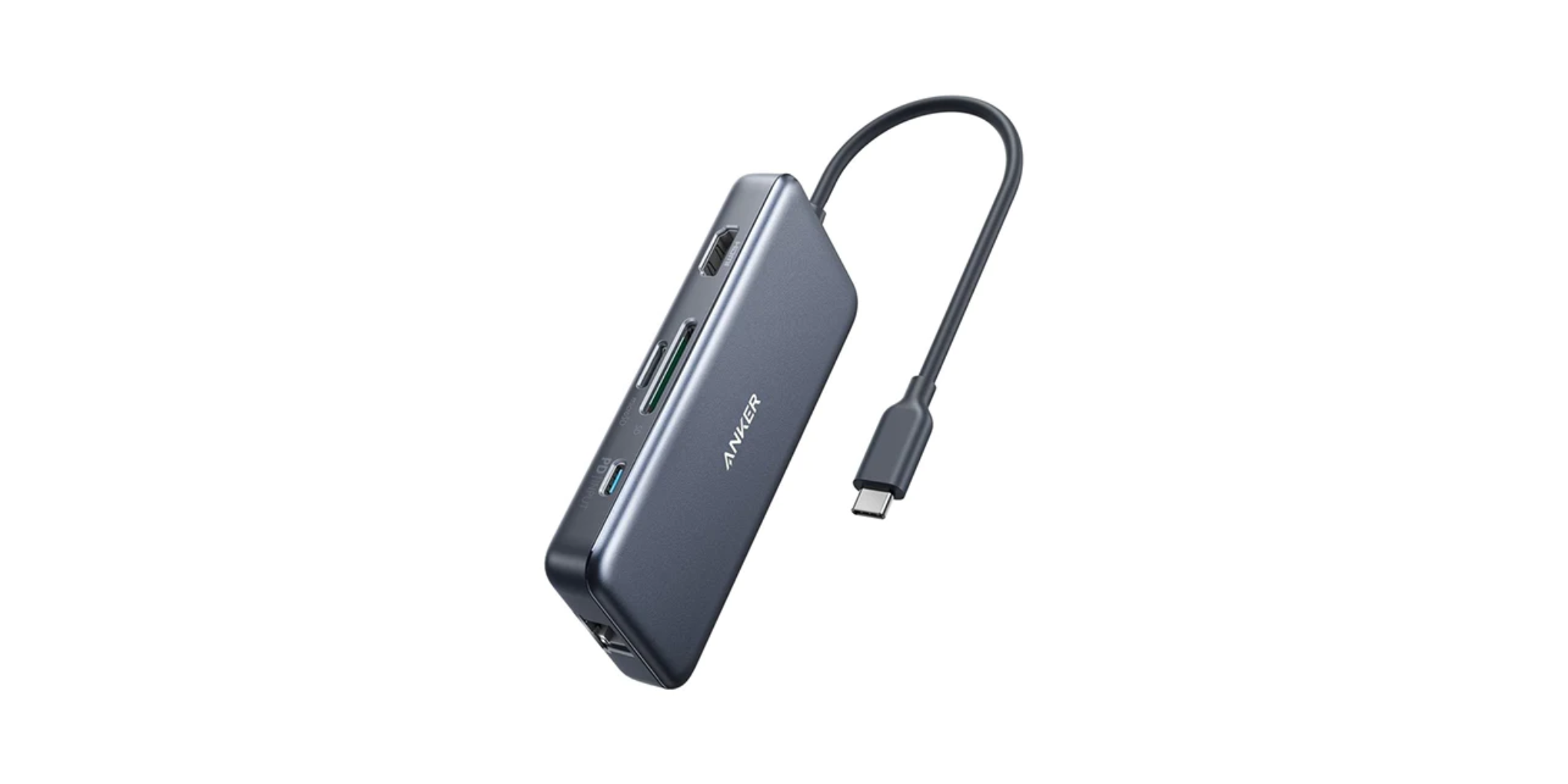 Anker Premium 7-in-1 USB-C Hub 1H1C2A2M1E B2B Gray