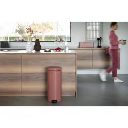 Brabantia 304361 30L Terracotta Pink newlcon Pedal Bin 10YW "O"