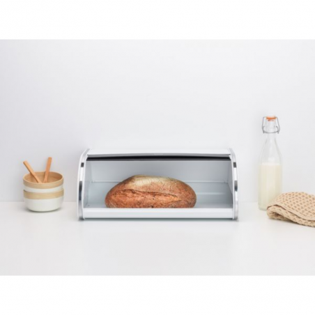 Brabantia 306020 White Roll Top Bread Bin 10YW "O"