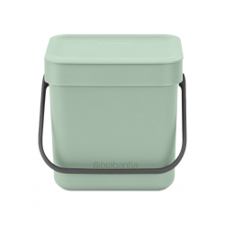 Brabantia 211683 3L Jade Green Sort & Go Waste Bin 10YW "O"