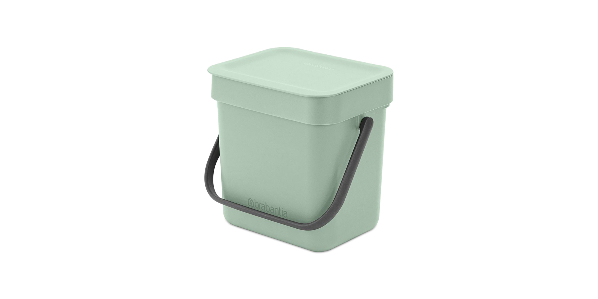 Brabantia 211683 3L Jade Green Sort & Go Waste Bin 10YW "O"