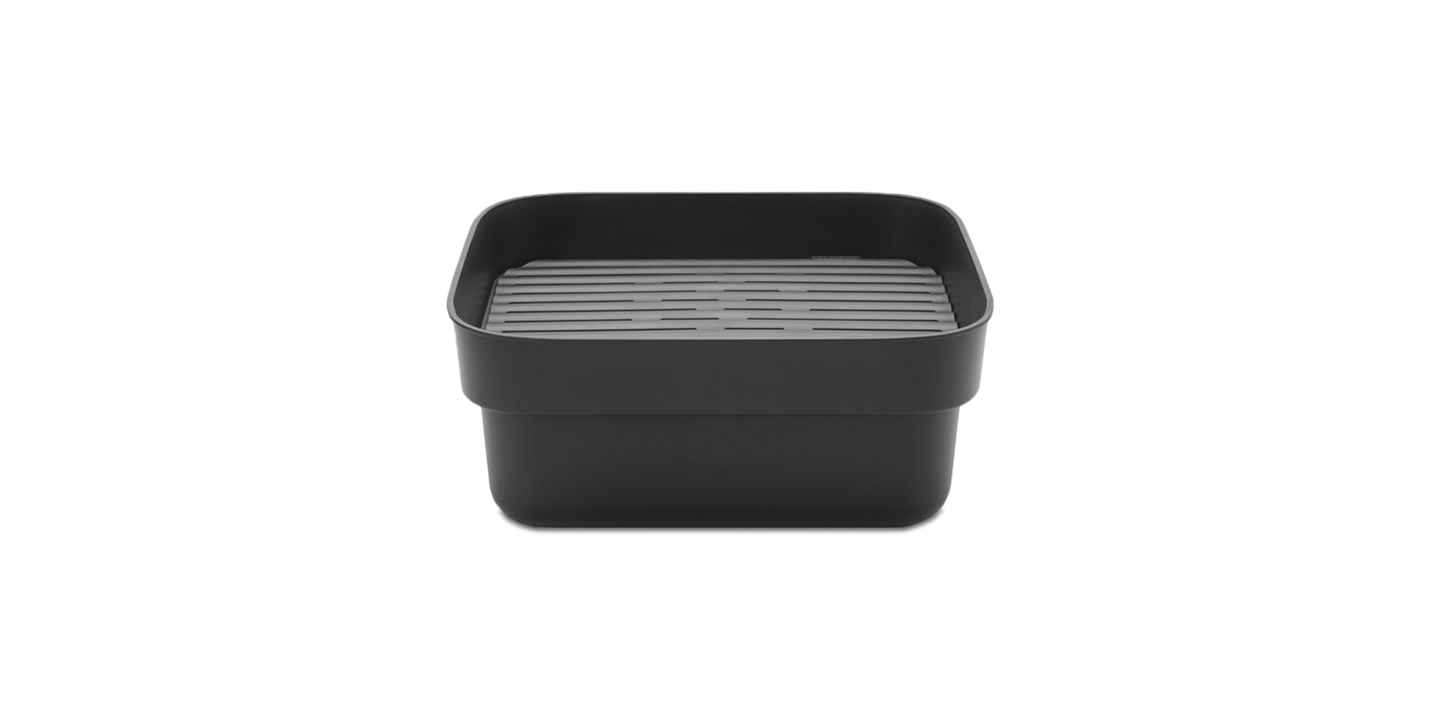 Brabantia 302664 Dark Grey Washing Up Bowl With Drying Tray 5YW "O"