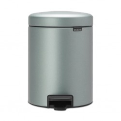 Brabantia 112942 5L Metallic Mint NewIcon Pedal Bin 10YW "O"