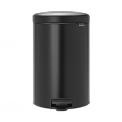 Brabantia 114106 20L Matt Black NewIcon Pedal Bin 10YW "O"