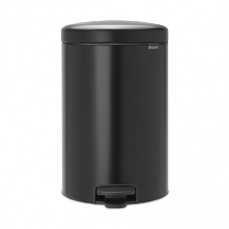 Brabantia 114106 20L Matt Black NewIcon Pedal Bin 10YW "O"