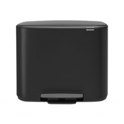 Brabantia 121463 36L Matt Black Bo Pedal Bin 10YW "O"