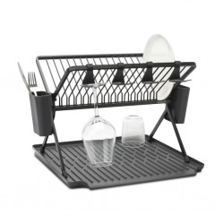 Brabantia 139482 Large Dark Grey SinkSide Foldable Dish Rack 5YW "O"