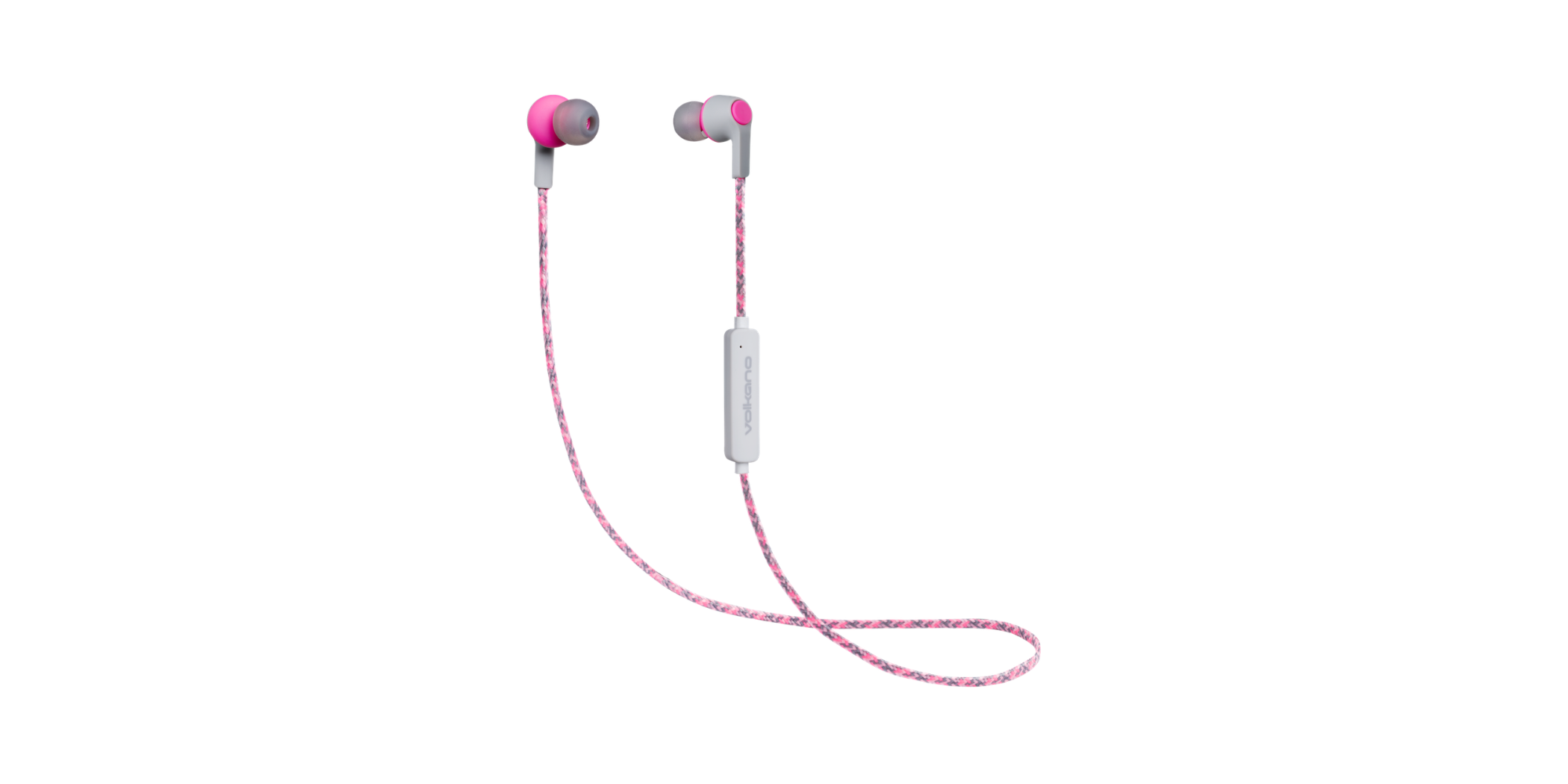 Volkano Moda-Nylon Bluetooth Earphones VK-1107-PK