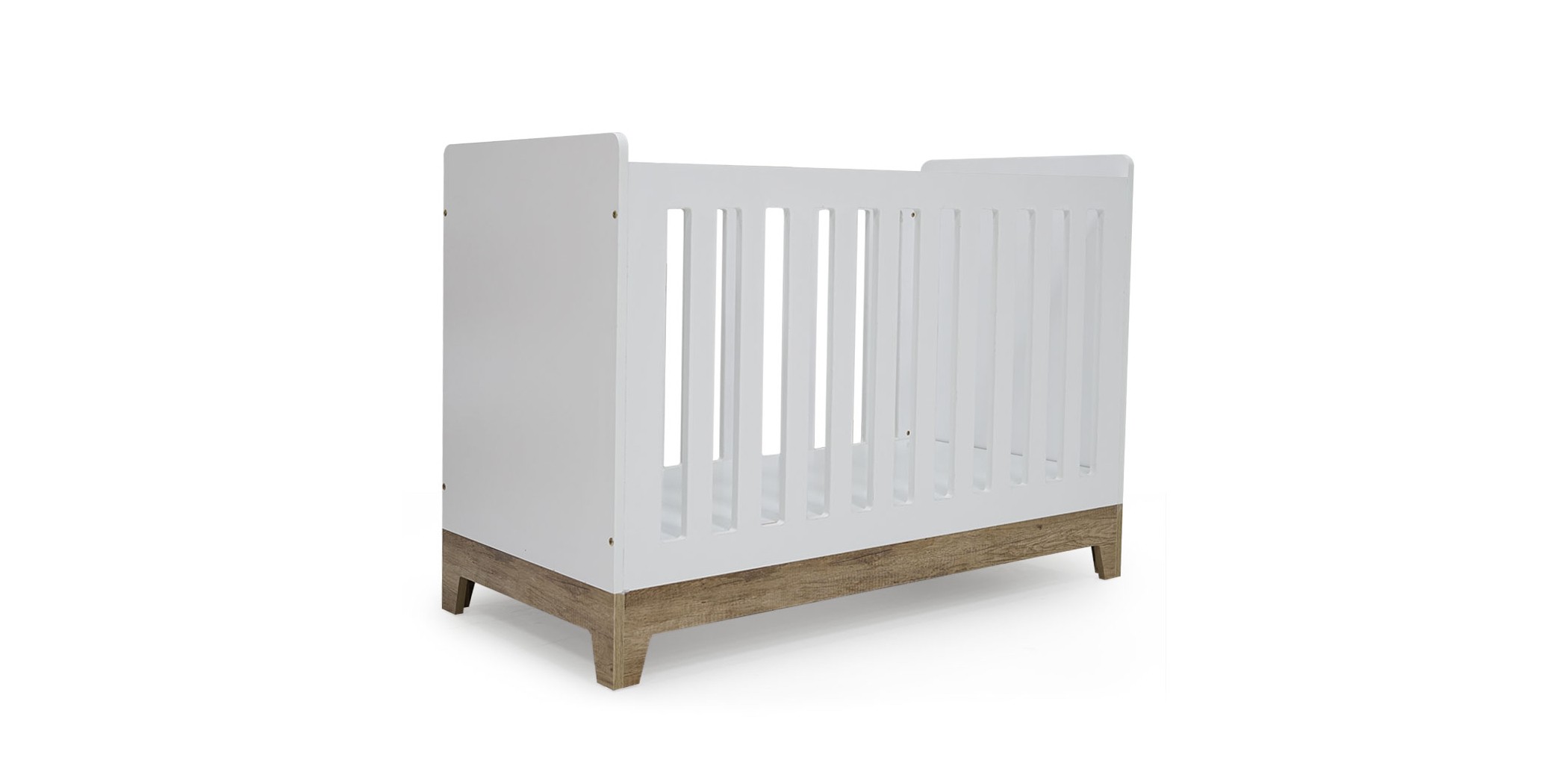 Arte Cradle in Melamine MDF Wash Oak & White