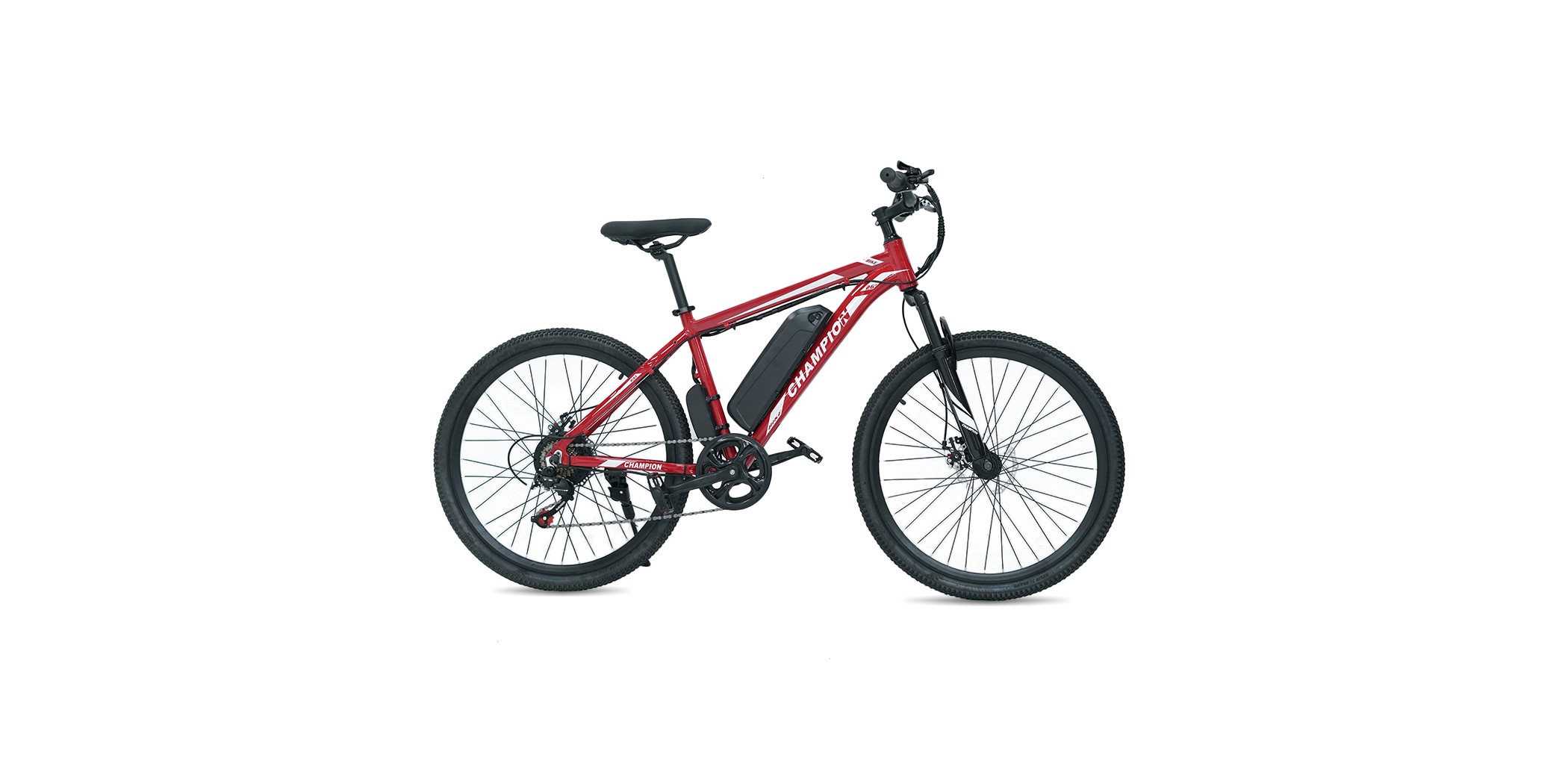 Champion HL8612 250 Watts (0.25Kw) Red 26" Electric Bike