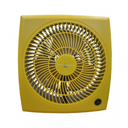 Air Monster 15729 9" Yellow Personal Fan