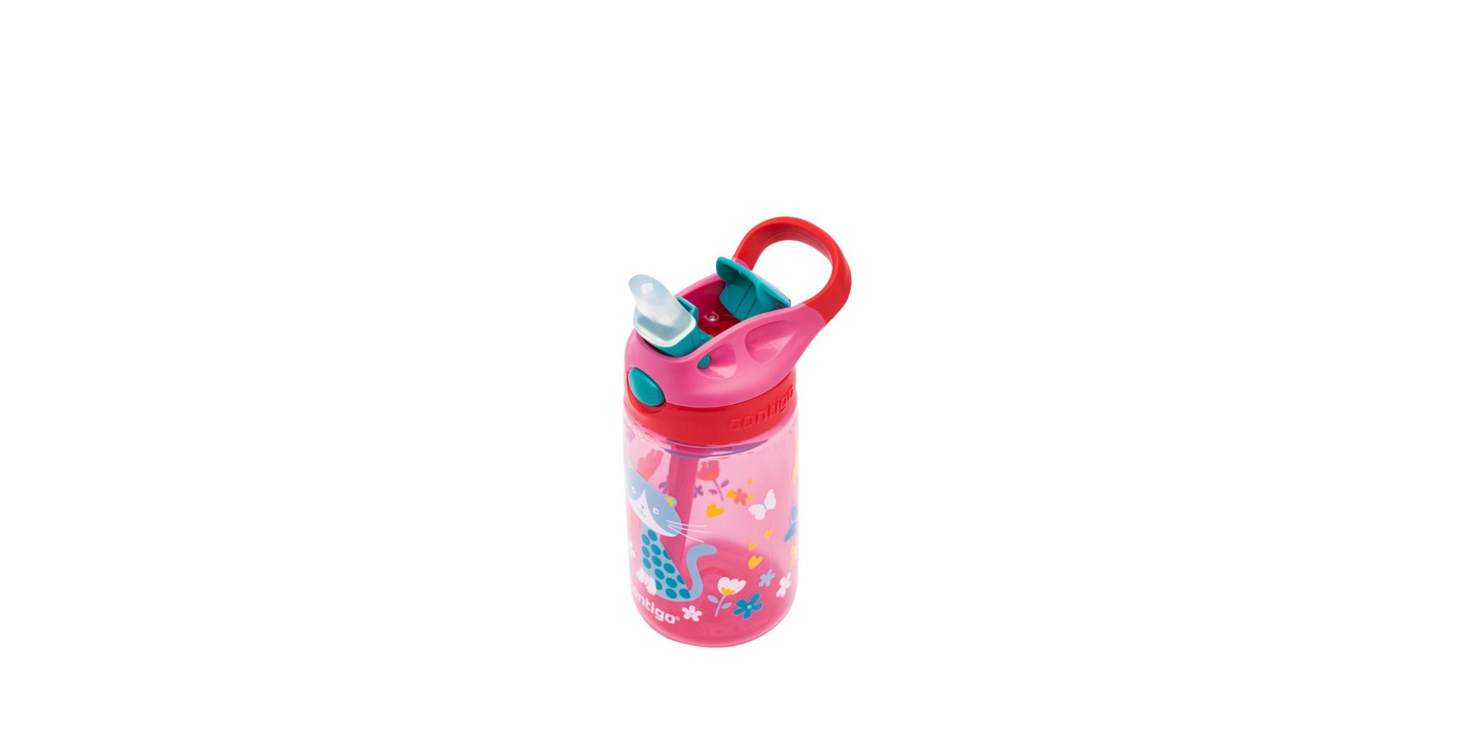 Contigo Gizmo Flip 415ml Cherry Water Bottle - 10091575 "O"