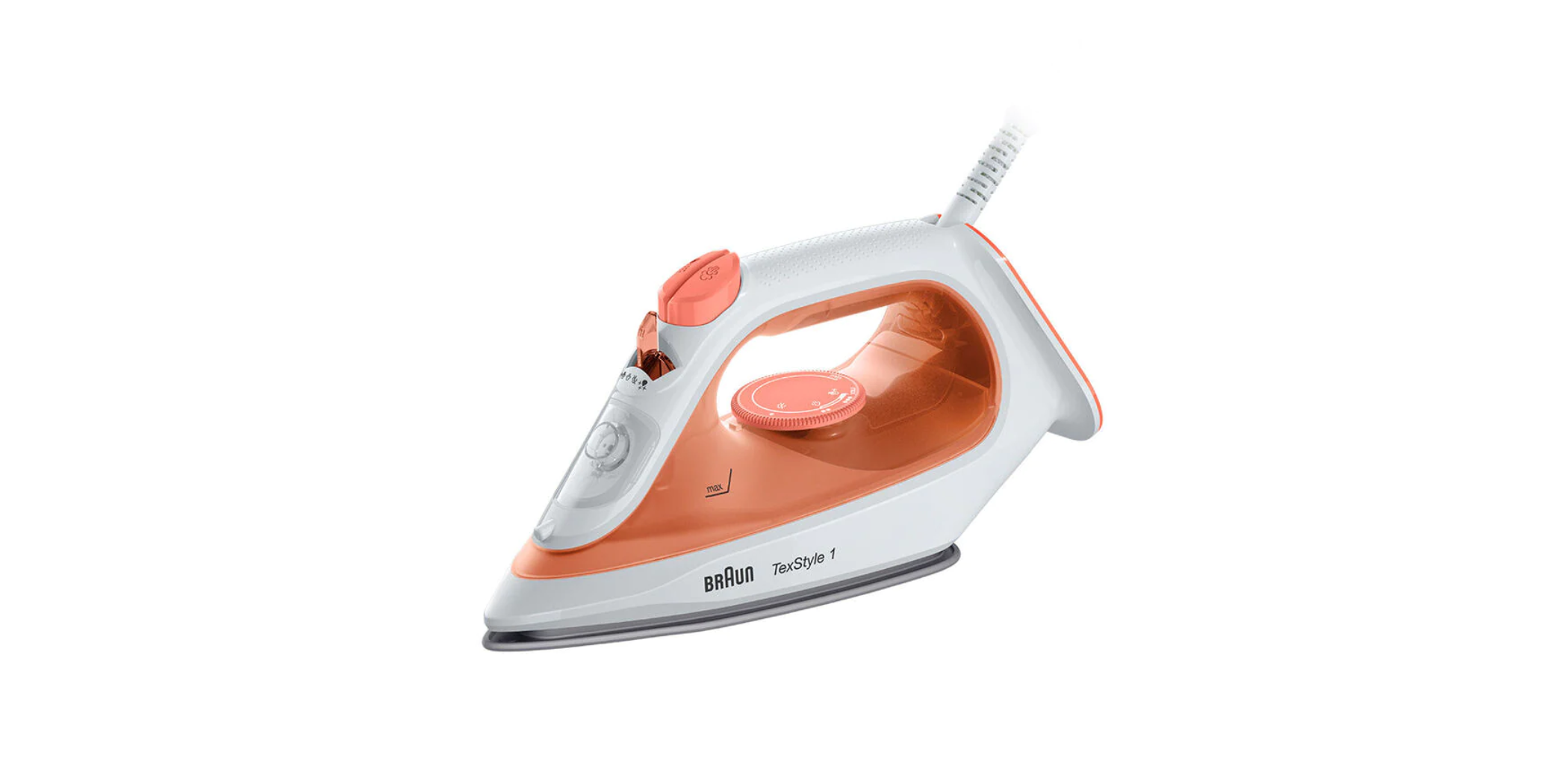 Braun 12710000-SI1009OR TexStyle 1 Orange Steam Iron