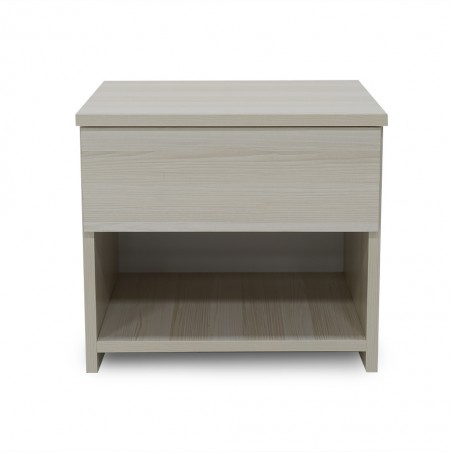 Inicio Night Table White Ash in Melamine MDF