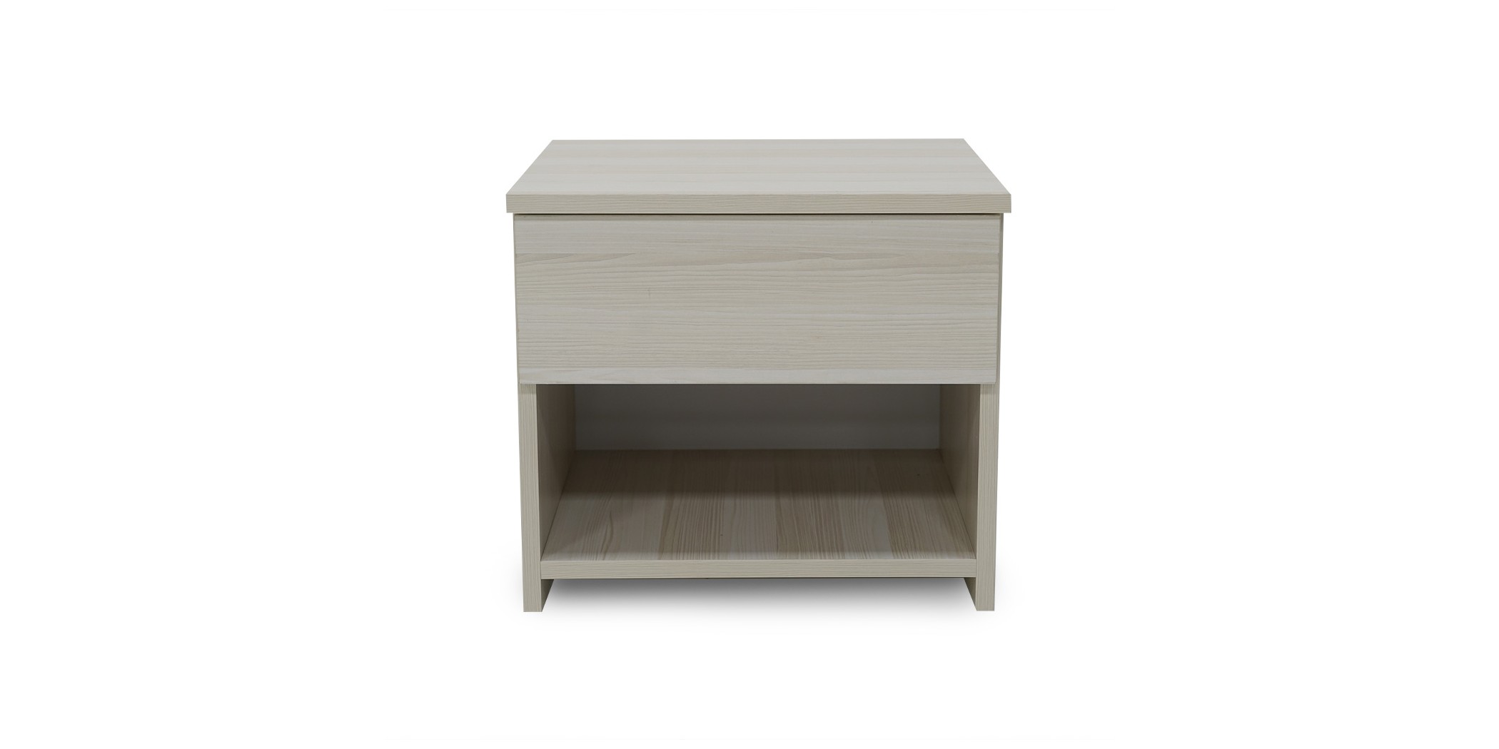 Inicio Night Table White Ash in Melamine MDF