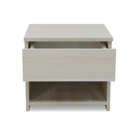 Inicio Night Table White Ash in Melamine MDF