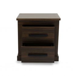 Los Angeles Nightstand Imbuia Naturale P.Board