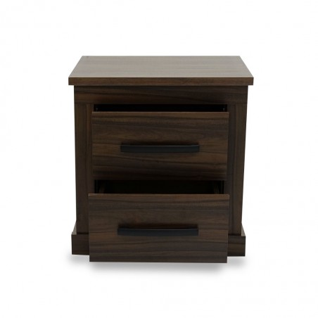 Los Angeles Nightstand Imbuia Naturale P.Board