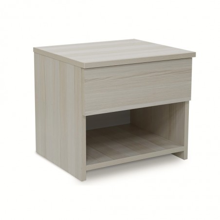 Inicio Night Table White Ash in Melamine MDF