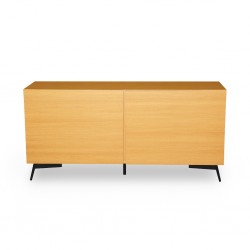 Akon Sideboard Matt Black Epoxy/Oak Color