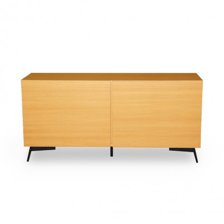 Akon Sideboard Matt Black Epoxy/Oak Color