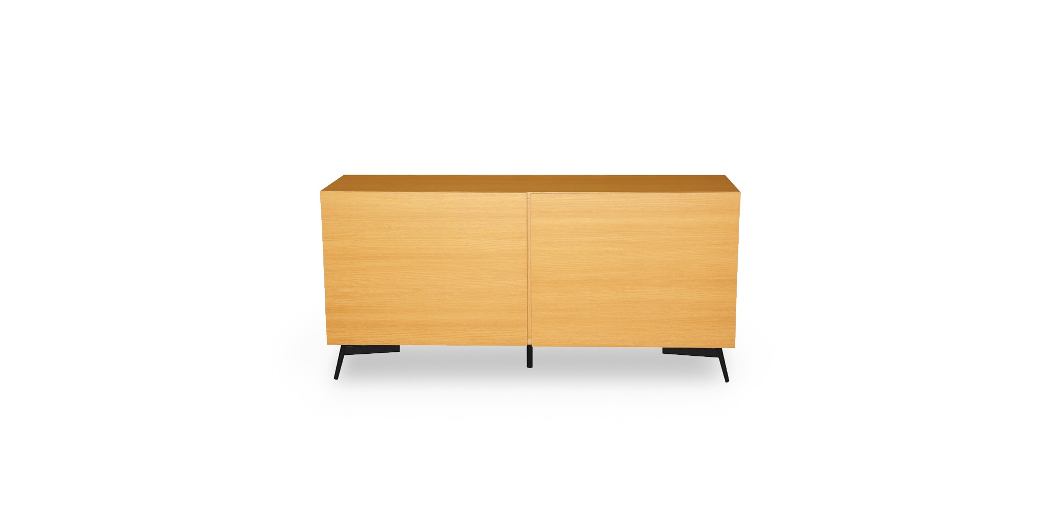 Akon Sideboard Matt Black Epoxy/Oak Color