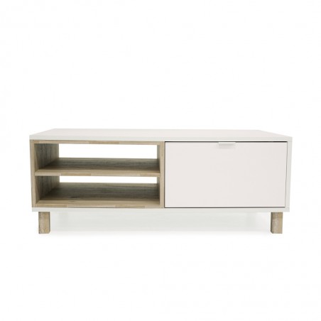 Menorca Coffee Table With 2 Tiers White Color