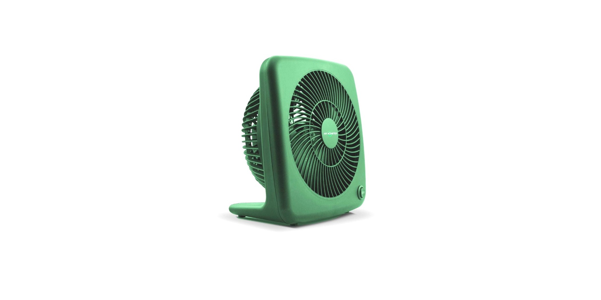 Air Monster 15827 7" Green Personal Fan