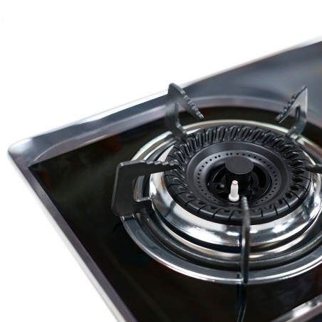 Concetto CGB-22083 Built in Blk S/S Double Burner