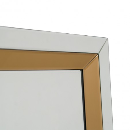 Floor Mirror in MDF Silver Finish W90x H180 cm JC-MN214