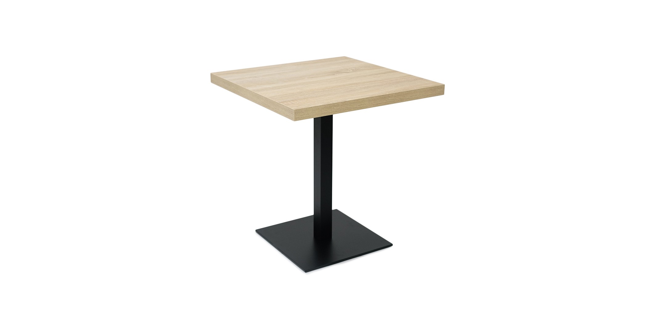 Quadrato Dining Table Sonoma Oak/Black Color
