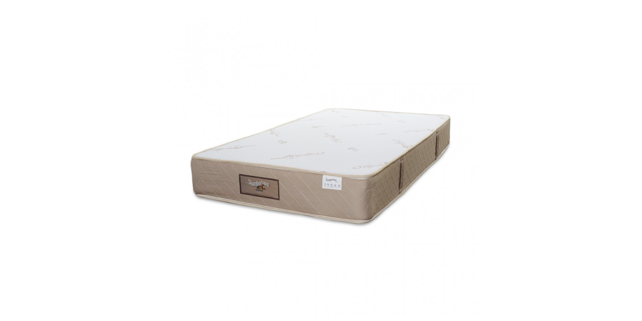 Slumberland Premium Latex Single 107x190 cm Beige Border