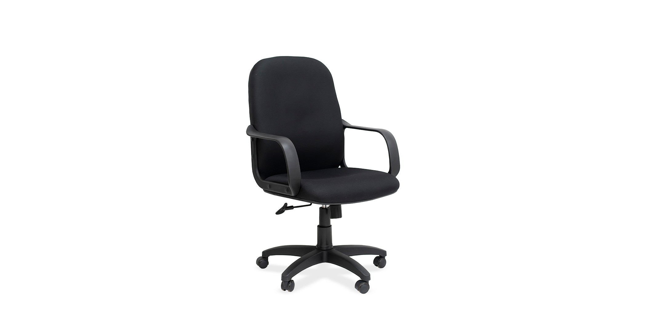 Stellar Camellia Medium Back Chair Blue Fabric