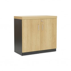 Stellar Linaria Filling Cabinet Wood & Grey