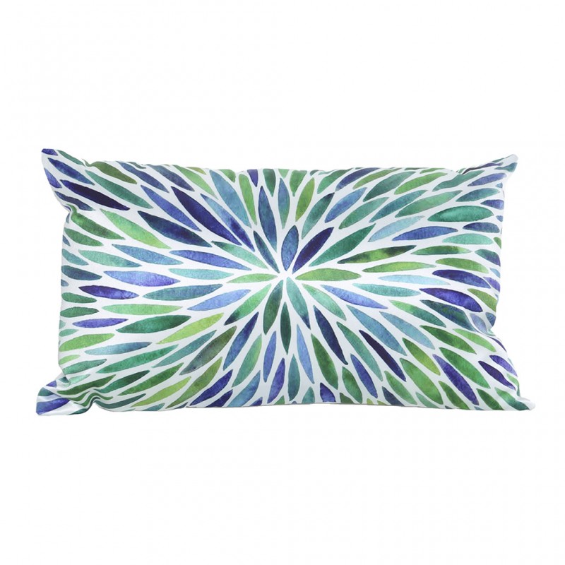 Cushion 30x50 cm Blue & Green