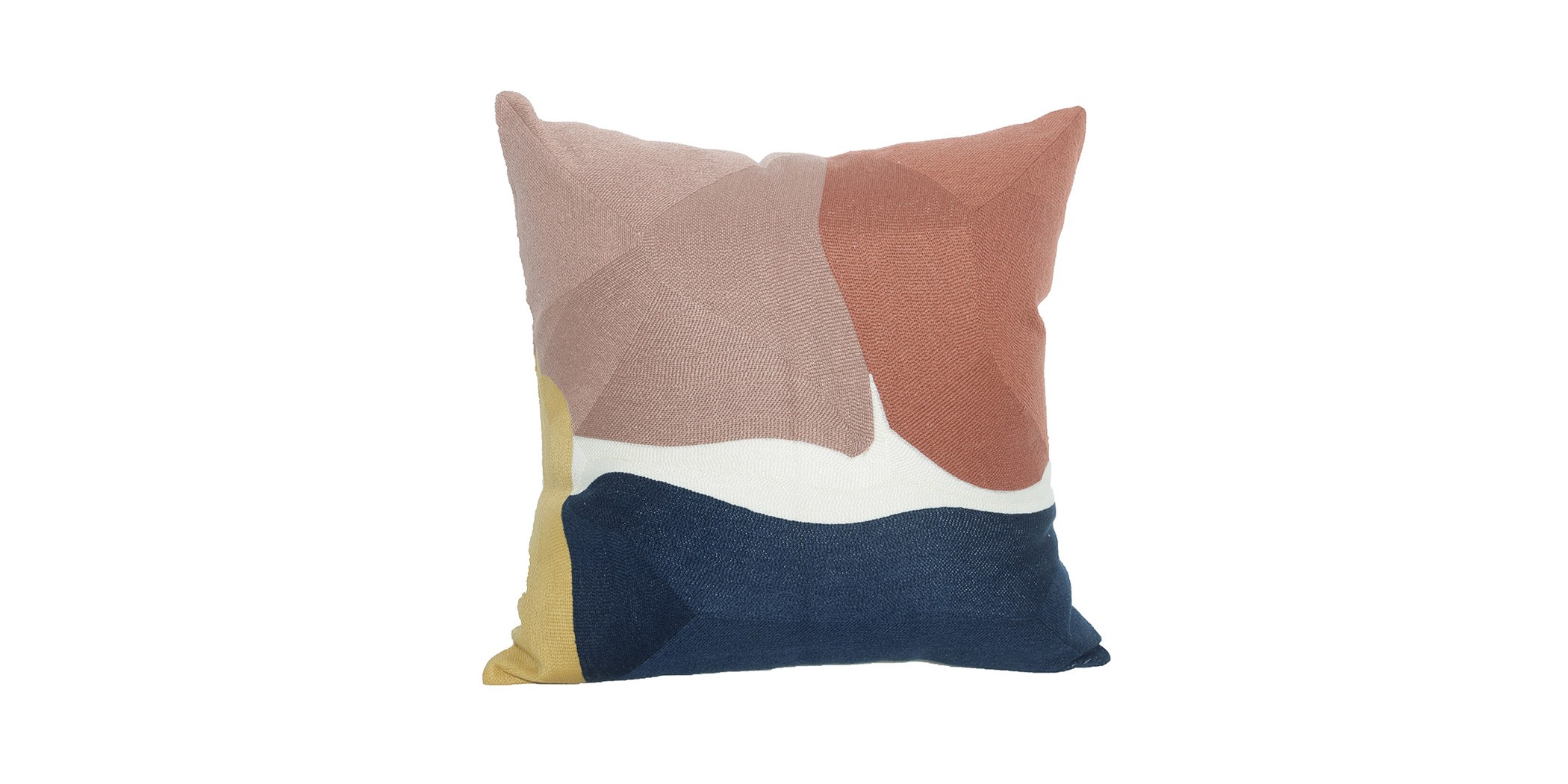 Cushion 45x45 cm Blue & Brown