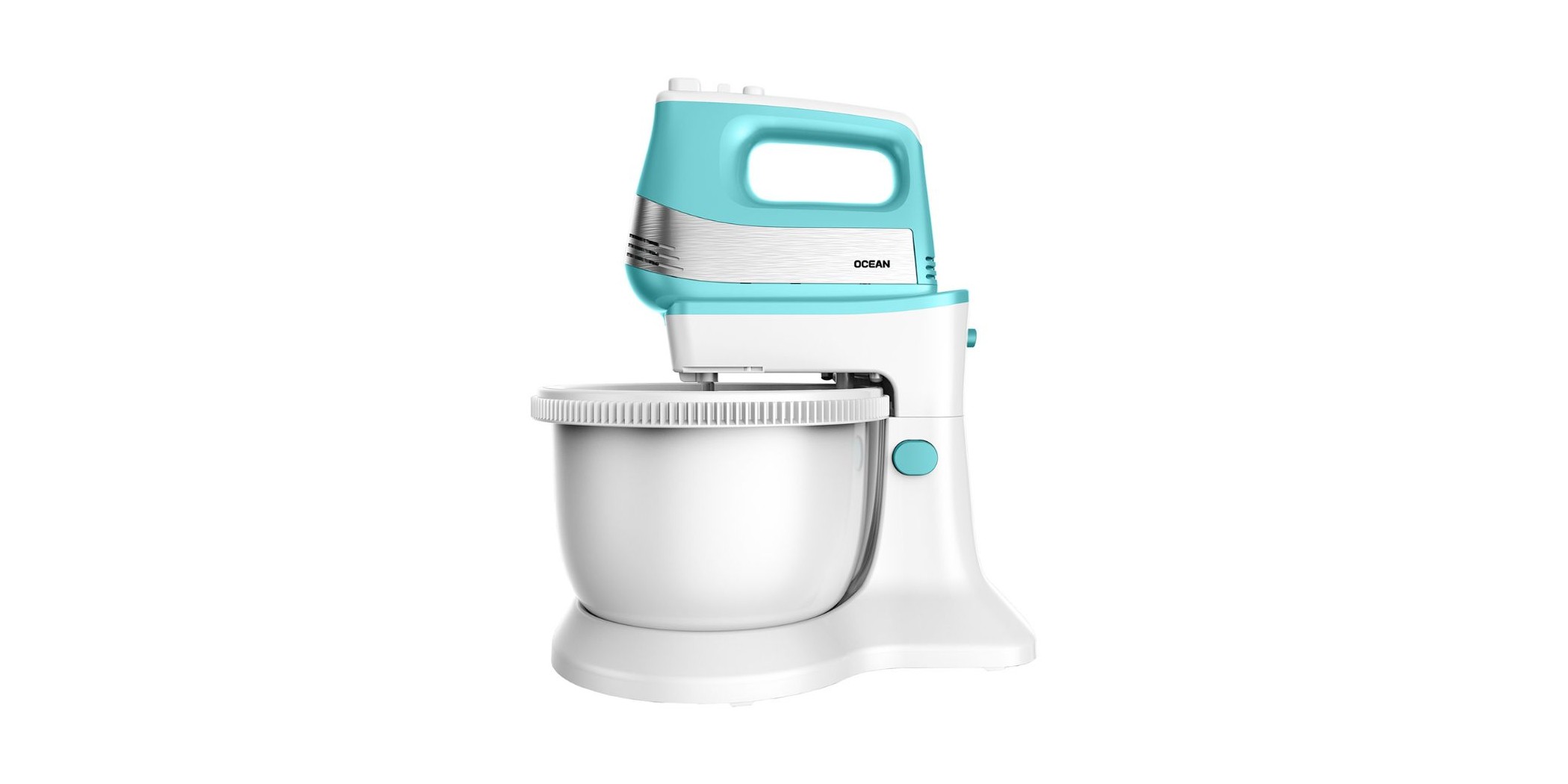 Ocean OCHM5034RM 3.4L 500W Hand Mixer With Plastic Rotating Bowl