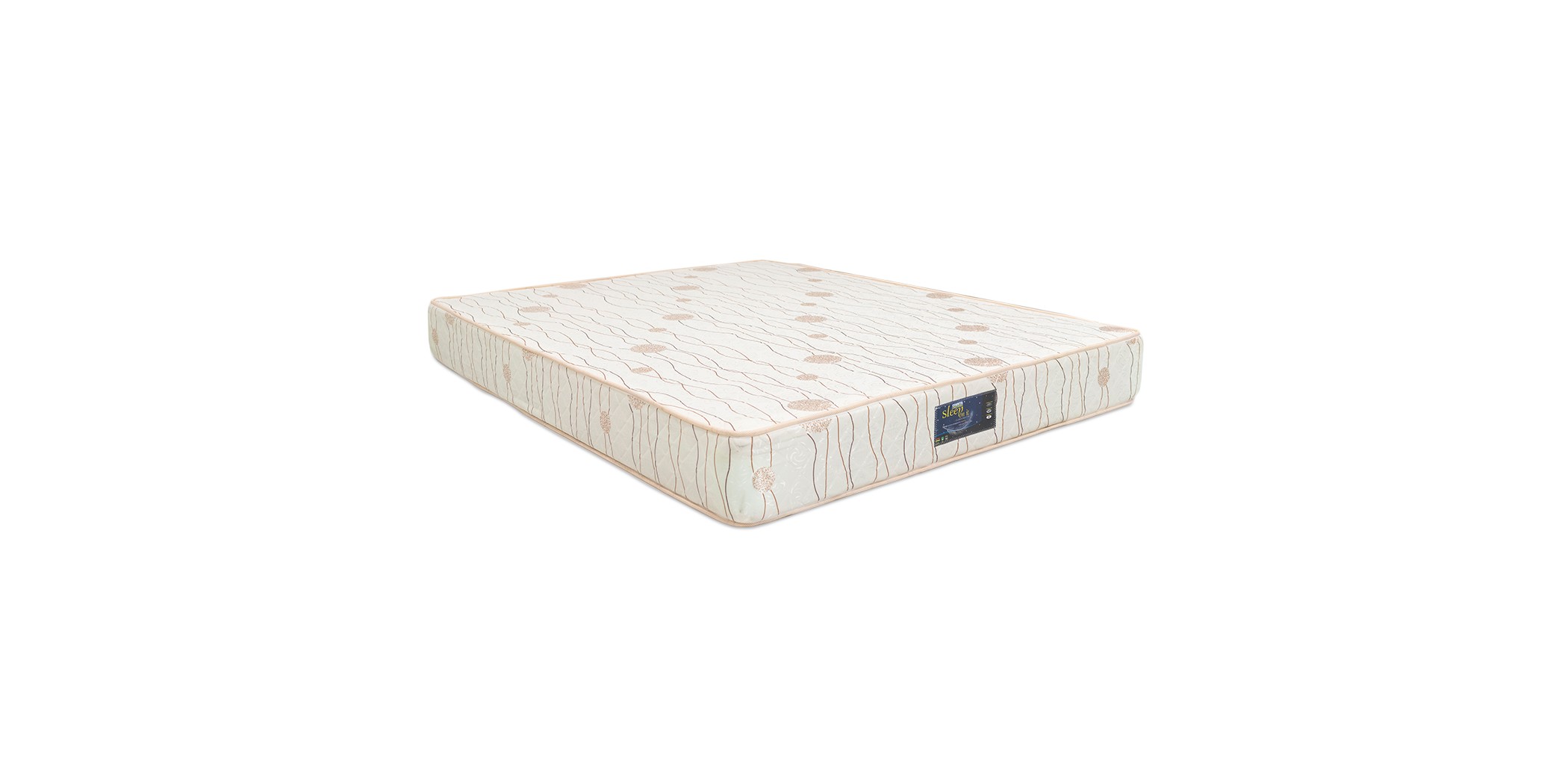 Sleep on It Classic Queen 160x200cm Microquiled Creme & Brown