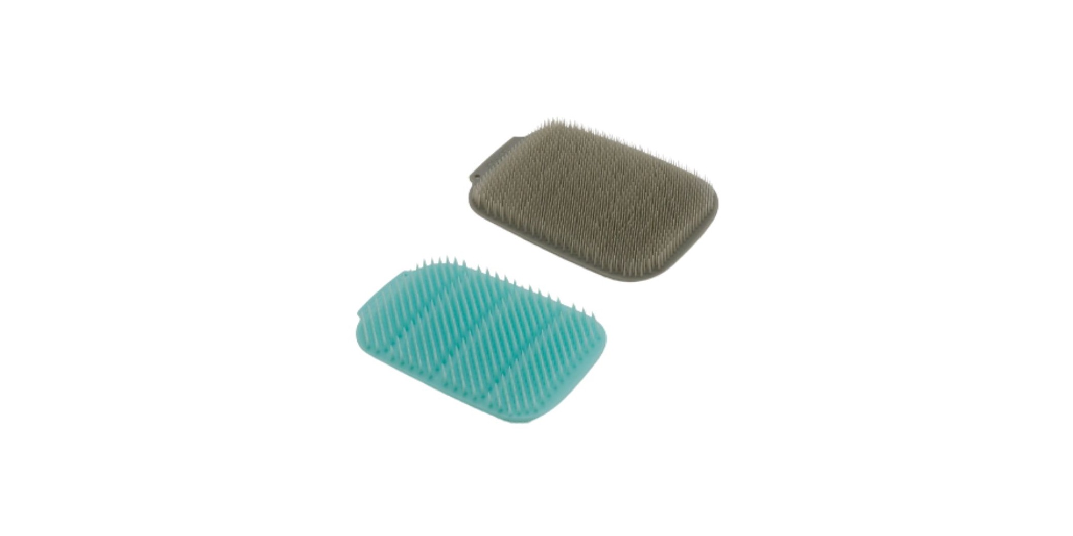 Joseph Joseph Duo 85174-JJ Washing-Up 2-Pack Grey/Mint Scrubber "O"