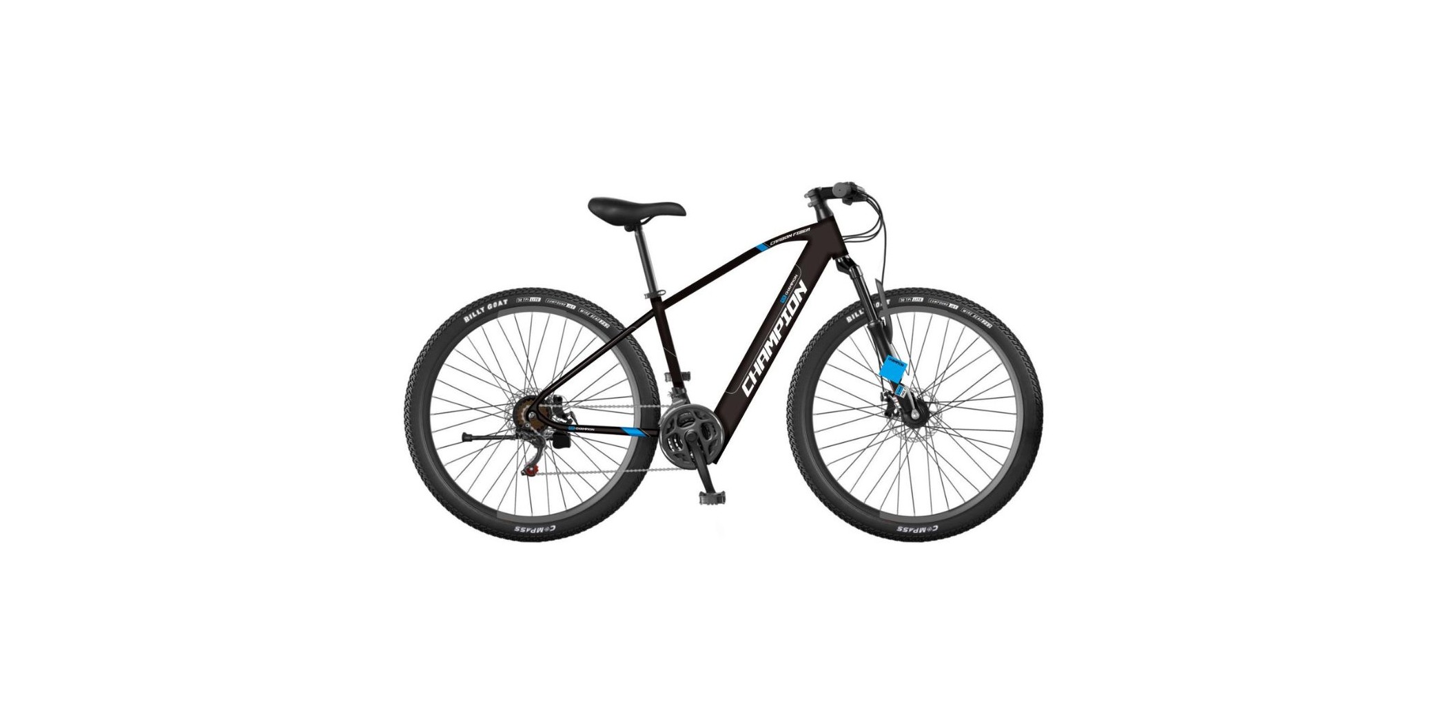 Champion EBIKE-8 250 Watts (0.25Kw) Electric Bike (Black/Blue)