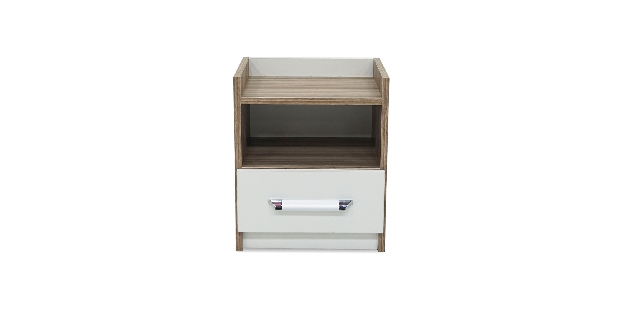 Latonia Night Table Swan & White